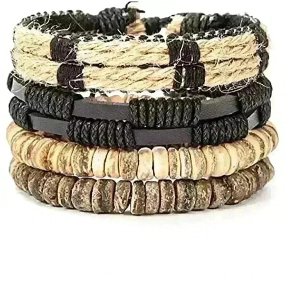 Jewelry - Braided Leather Bracelets for Men /Women
